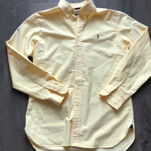 Yellow Ralph Lauren Dress shirt medium